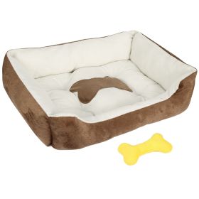 Dog Bed Soft Warm Fleece Cozy Plush