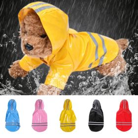 S-XL Pet Dog Raincoat Reflective Strip Waterproof Jackets