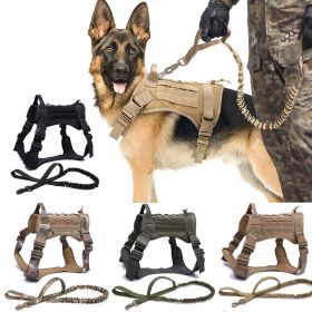 Tactical Dog Harness Training Vest For Large Dogs