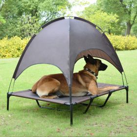 Elevated Pet Dog Bed Tent with Canopy, Breathable Portable Dog Canopy