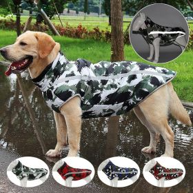 Winter windproof warm clothing dog jacket reflective clothes