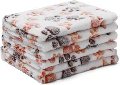 Pack of 2 Blankets Super Soft Fluffy Premium Fleecel Throw for Dog