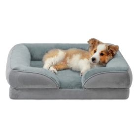 Dog Bed Soft Warm Plush Cozy Non-Slip Washable Cover