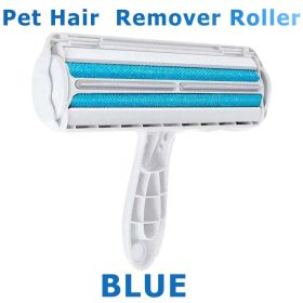 Pet Hair Roller Remover Lint Brush 2-Way Dog Comb Tool