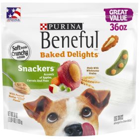 Purina Beneful Baked Delights Training Treats Pouch for Dogs