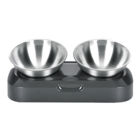 Pet Feeder Stainless Steel Double Bowls For Dogs