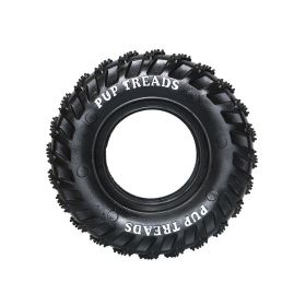 Dog Pet Chew Tires, Durable Natural Rubber Resistant Dispenser