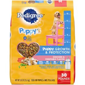 Pedigree Puppy Growth & Protection Chicken & Vegetable Flavor Dry Dog Food